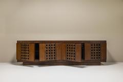 Ferdinando Meccani Erasmo a 4 Sideboard In Weng By Ferdinando Meccani Italy 1970s - 3607852