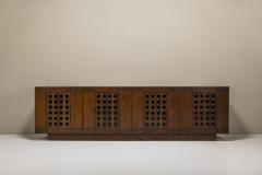 Ferdinando Meccani Erasmo a 4 Sideboard In Weng By Ferdinando Meccani Italy 1970s - 3607853