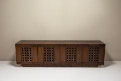 Ferdinando Meccani Erasmo a 4 Sideboard In Weng By Ferdinando Meccani Italy 1970s - 3607855