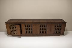 Ferdinando Meccani Erasmo a 4 Sideboard In Weng By Ferdinando Meccani Italy 1970s - 3607859