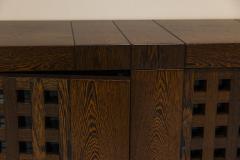 Ferdinando Meccani Erasmo a 4 Sideboard In Weng By Ferdinando Meccani Italy 1970s - 3607860