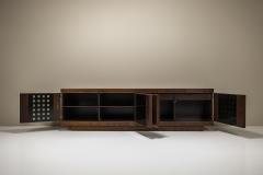 Ferdinando Meccani Erasmo a 4 Sideboard In Weng By Ferdinando Meccani Italy 1970s - 3607863