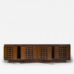 Ferdinando Meccani Erasmo a 4 Sideboard In Weng By Ferdinando Meccani Italy 1970s - 3614795