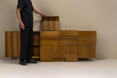 Ferdinando Meccani Madia Credenza by Ferdinando Meccani in Cherry Wood Italy 1988 - 4300262