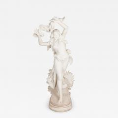 Ferdinando Vichi Marble sculpture by Vichi Exotic Dancer for 1914 French Salon - 2360288