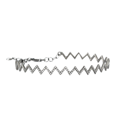 Fern Freeman Fern Freeman Diamond Zig Zag Black Gold Bracelet - 4743227