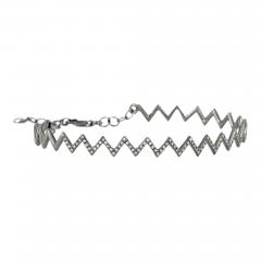 Fern Freeman Fern Freeman Diamond Zig Zag Black Gold Bracelet - 4779906