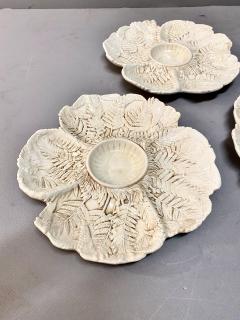 Fern Leaf Artichoke Plates Set of 12 - 1932356