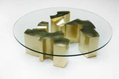 Fernand Dresse Sculptural Coffee Table by Fernand Dresse Belgium 1970s - 3760398