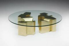 Fernand Dresse Sculptural Coffee Table by Fernand Dresse Belgium 1970s - 3760413