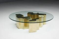 Fernand Dresse Sculptural Coffee Table by Fernand Dresse Belgium 1970s - 3760465