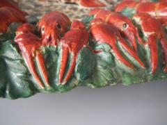 Fernand Longchamp 19th Century Longchamp Majolica Lobster Platter - 1990464