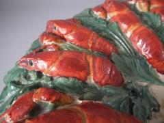 Fernand Longchamp 19th Century Longchamp Majolica Lobster Platter - 1990466