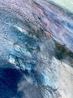 Fernando Luis Dominguez Fernando Luis Cuban American Abstract Mixed Media Drawing on Paper Obispo 2  - 3626601