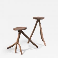 Fernando da Ilha do Ferro Pair of Fernando da Ilha do Ferro craft stools Brazil - 2832815