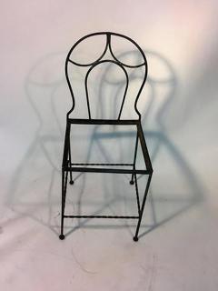 Ferro Brandt Beautiful Art Deco Wrought Iron Vanity and Chair by Ferro Brandt - 452633
