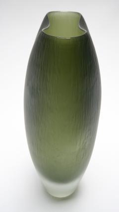 Ficus A Murano Green Glass Vase - 241809