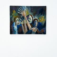 Figurative Study of 3 People Mid Century - 1820450