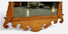 Figured Maple Chippendale Mirror 18th Century - 4374046