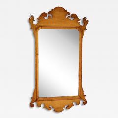 Figured Maple Chippendale Mirror 18th Century - 4374435