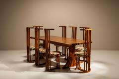 Filippo Monti Dining Room Table in Walnut attr to Filippo Monti Italy 1960s - 4485056