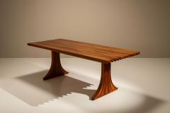 Filippo Monti Dining Room Table in Walnut attr to Filippo Monti Italy 1960s - 4485072