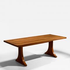 Filippo Monti Dining Room Table in Walnut attr to Filippo Monti Italy 1960s - 4490699