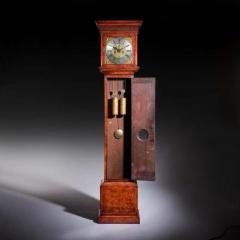 Fine 18th Century Queen Anne Burr Walnut Eight Day Longcase Clock - 3953436