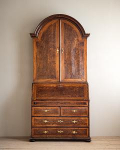 Fine 18th century Swedish Baroque secretary cabinet - 4400303