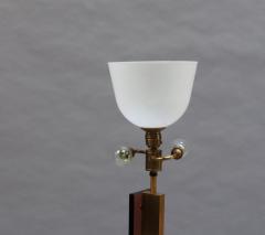 Fine 1970s Brass and Plexiglas Floor Lamp - 352405