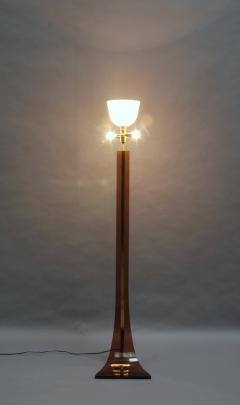 Fine 1970s Brass and Plexiglas Floor Lamp - 352409