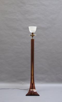 Fine 1970s Brass and Plexiglas Floor Lamp - 352410