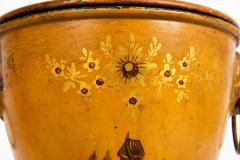Fine 19th Century Near Pair of Regency Tole Painted Chestnut Urns - 4501177