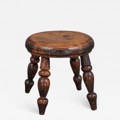 Fine 19th Century Turned Ash Nursery Stool - 1234742