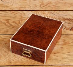 Fine Amboyna Burl Humidor by Callow of Mount Street - 3127327
