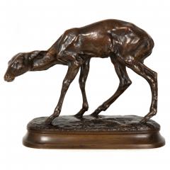 Fine American West Bronze Sculpture Fawn by Alexander Phimister Proctor - 4618626