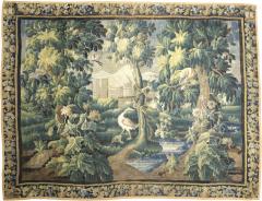 Fine Antique 18th Century French Verdure Tapestry 8 6 x 11 2  - 4297329
