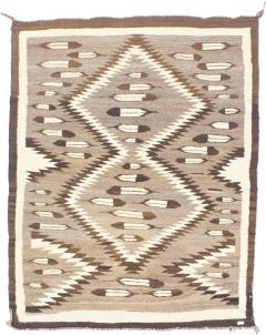 Fine Antique American Indian Navajo Rug 3 5 x 4 3  - 4297402