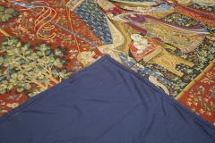 Fine Antique Belgium Chinoiserie Design Tapestry 89 x 11 0  - 4241608