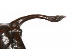 Fine Antique French Bronze Sculpture of Bison and Jaguar by Georges Gardet - 4434116