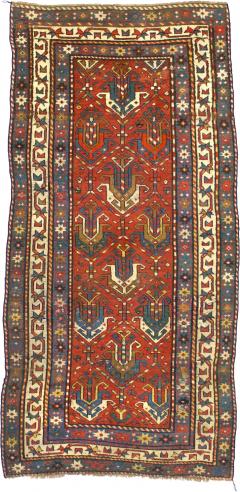 Fine Antique Ganje Kazak Rug 3 4 x 6 10  - 4318950
