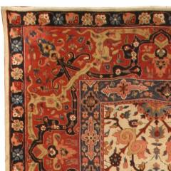 Fine Antique Indian Amritsar Botanic Handmade Wool Rug - 2453112