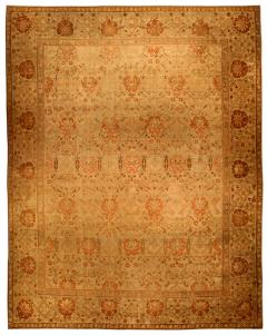 Fine Antique Indian Amritsar Handmade Wool Rug - 2461450