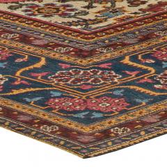 Fine Antique Indian Botanic Handmade Wool Rug - 2443564