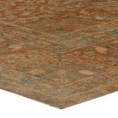 Fine Antique Indian Brown Handmade Wool Rug - 2453100