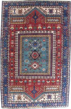 Fine Antique Kazak Wool Rug 5 1 x 7 11  - 4327827