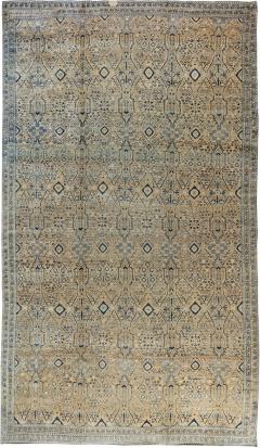 Fine Antique Kirman Botanic Handmade Wool Rug Size Adjusted  - 2461620