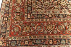 Fine Antique Kirman Rug in Black Red and Yellow - 2445576