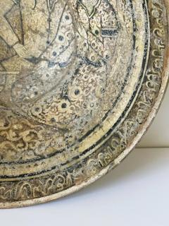 Fine Antique Middel Eastern Ceramic Bowl with Figurative Decoration Kashan Ware - 4599264