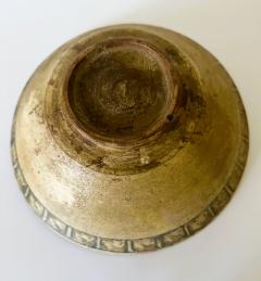 Fine Antique Middel Eastern Ceramic Bowl with Figurative Decoration Kashan Ware - 4599269